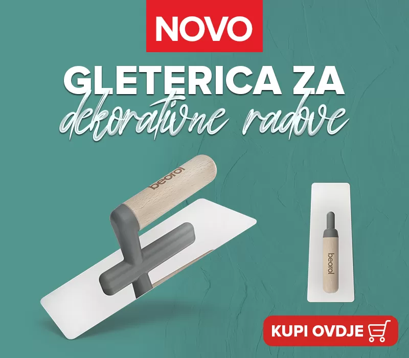 Gleterica za dekorativne radove