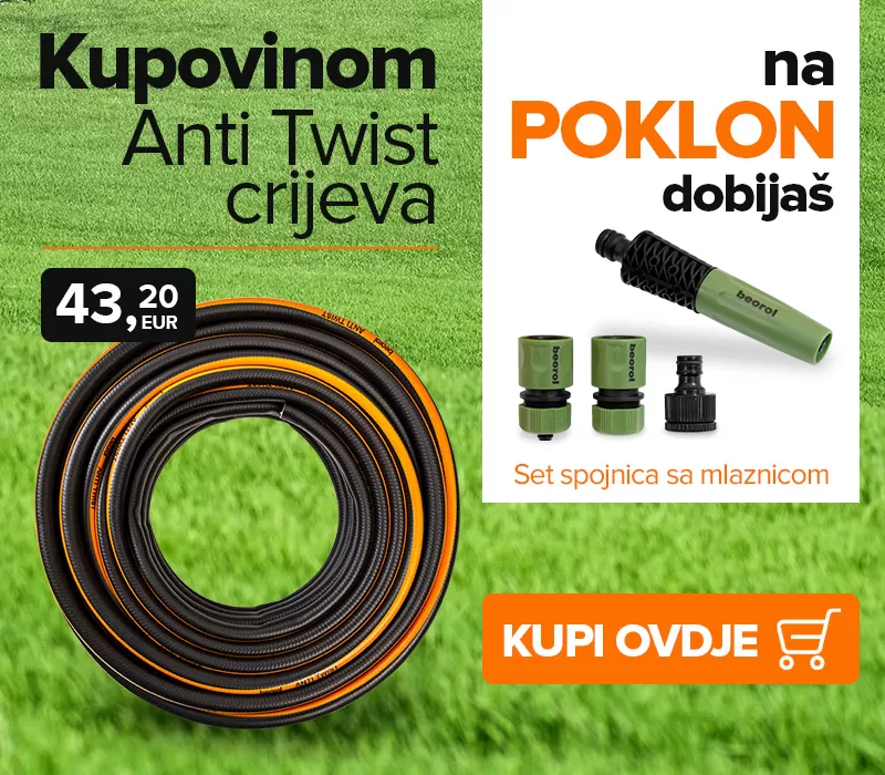 Anti Twist crevo + Mlaznica sa spojnicama - Poklon
