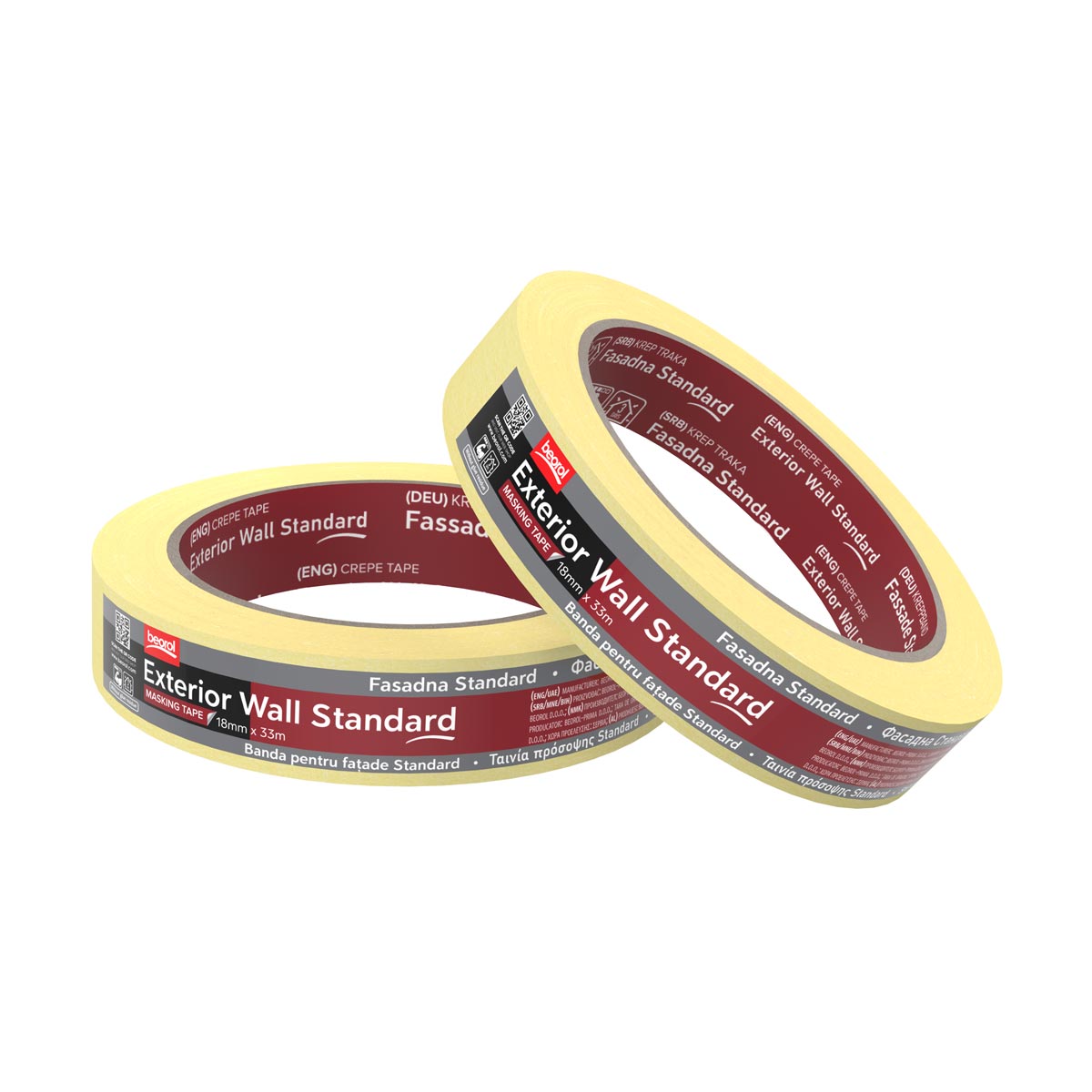 Krep traka Fasadna Standard 18mm x 33m 
