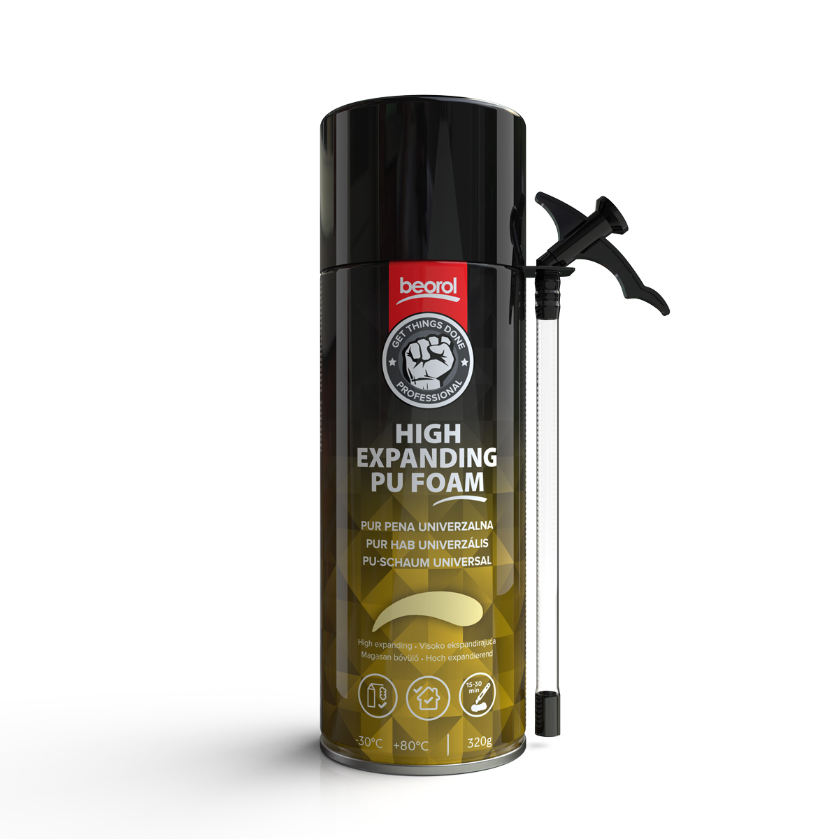 Pur pjena visoko ekspandirajuća u spreju, 300ml 