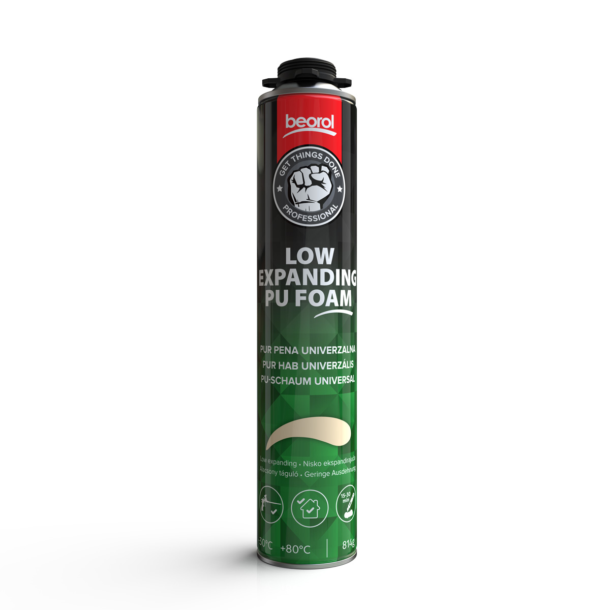 Pur pjena nisko ekspandirajuća pištoljska, 750ml 