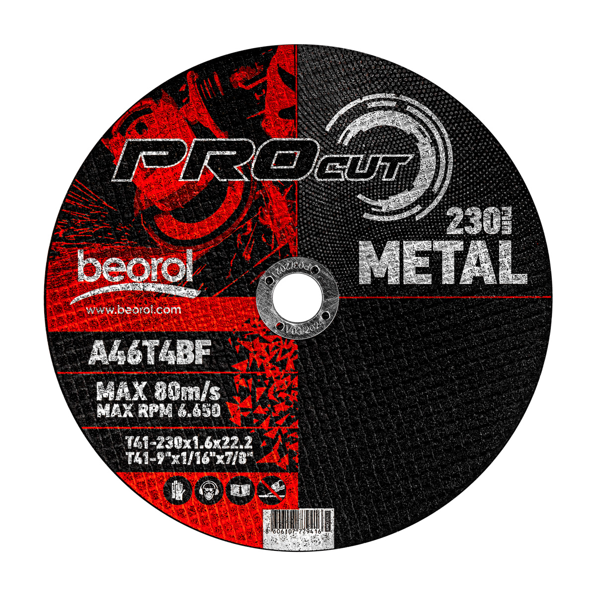 Rezna ploča za metal ø230x1.6mm 