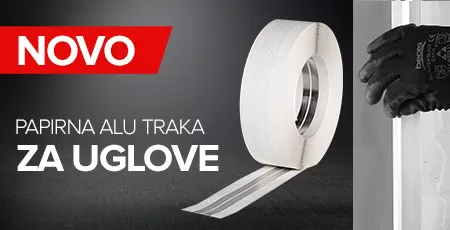 Papirna alu traka za uglove