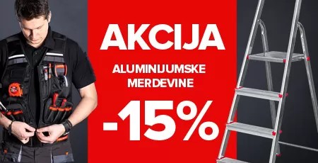 Akcija Aluminijumske merdevine