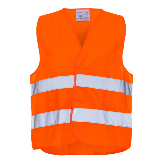Signalni HV prsluk P111E, oranž boje, XL 