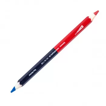 Dvobojna olovka 175mm, plavo-crvena 