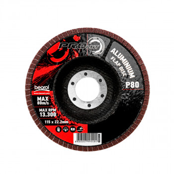 Brusni disk aluminijum, ø115mm, granulacija 80 