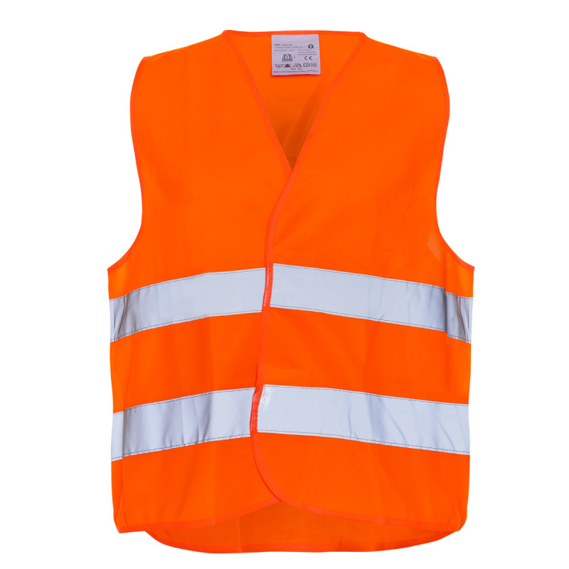 Signalni HV prsluk P111E, oranž boje, XL 