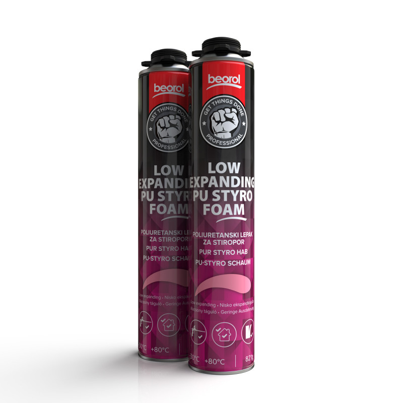 PU lepak za stiropor pištoljski, 750ml 